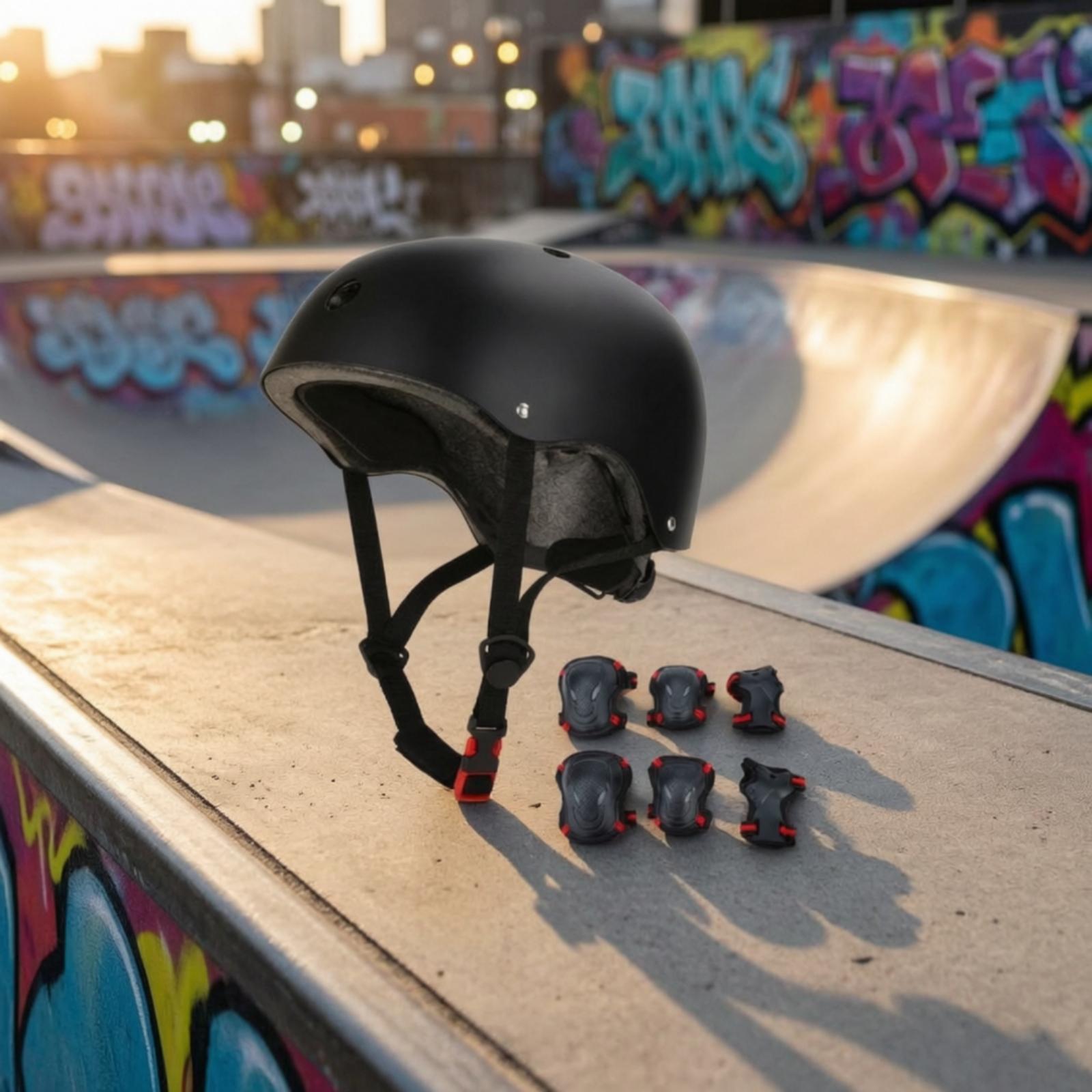 ABS hard-shell skatehelm met k - Scooter Helmet Set recensie en prijs