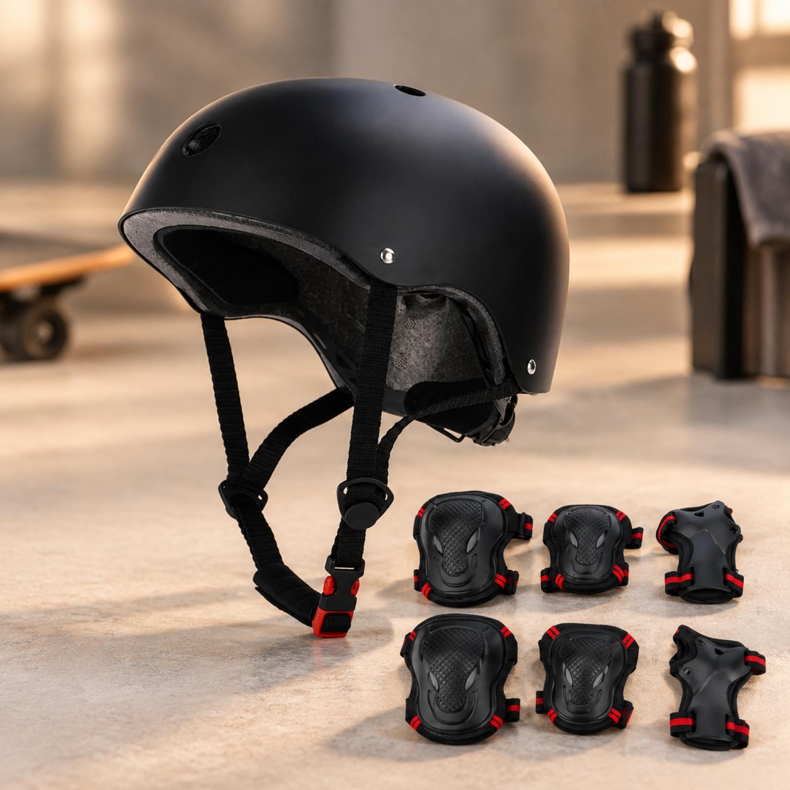 ABS hard-shell skatehelm met k - Scooter Helmet Set recensie en prijs