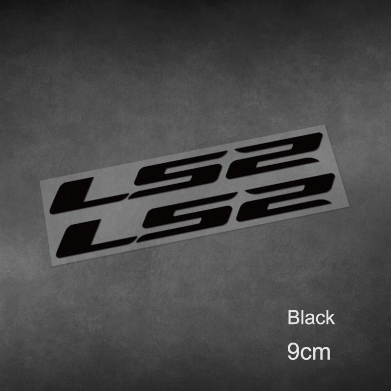 2 stuks LS2-logo vinylsticker, - Scooter Helmet Set recensie en prijs