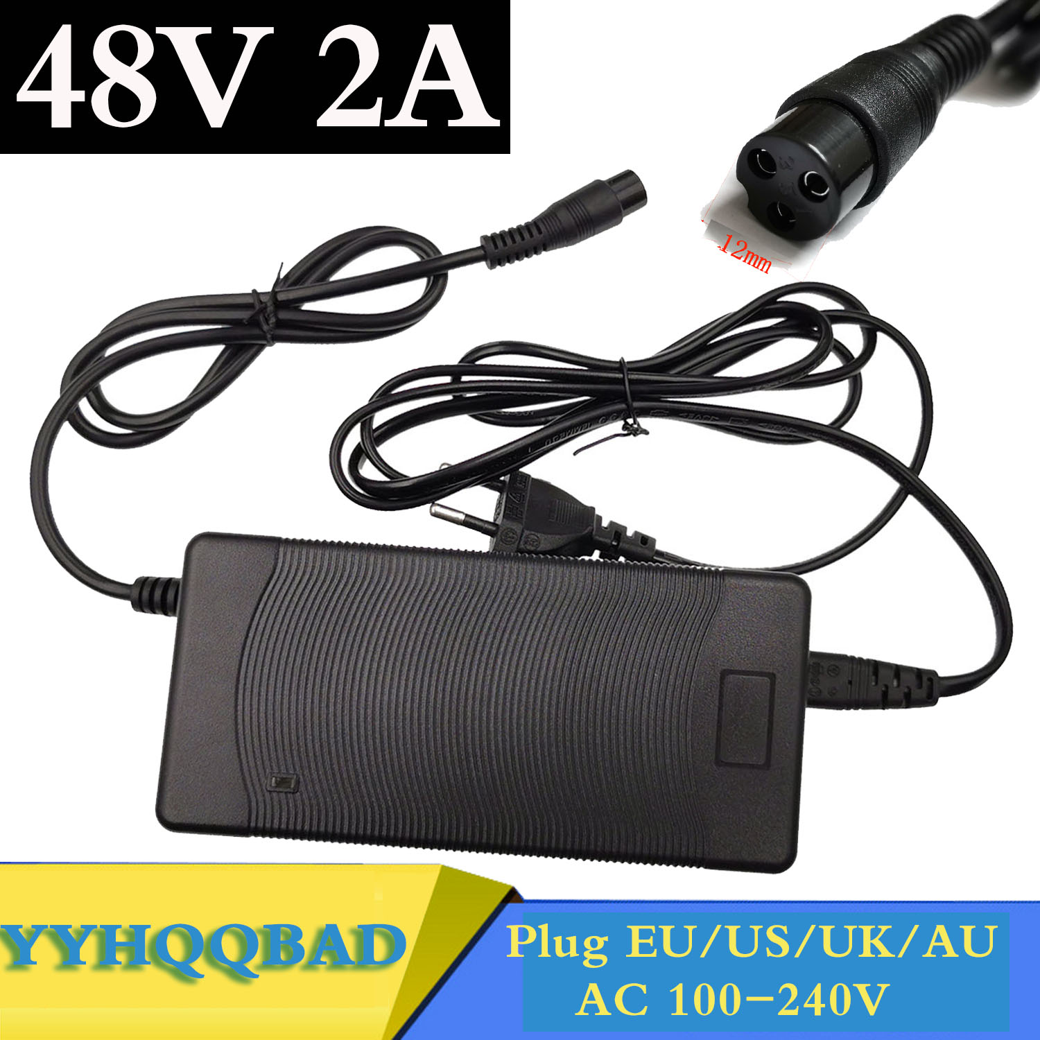 48V 2A Loodaccu Oplader voor 5 - Electric Scooter Charger recensie en prijs